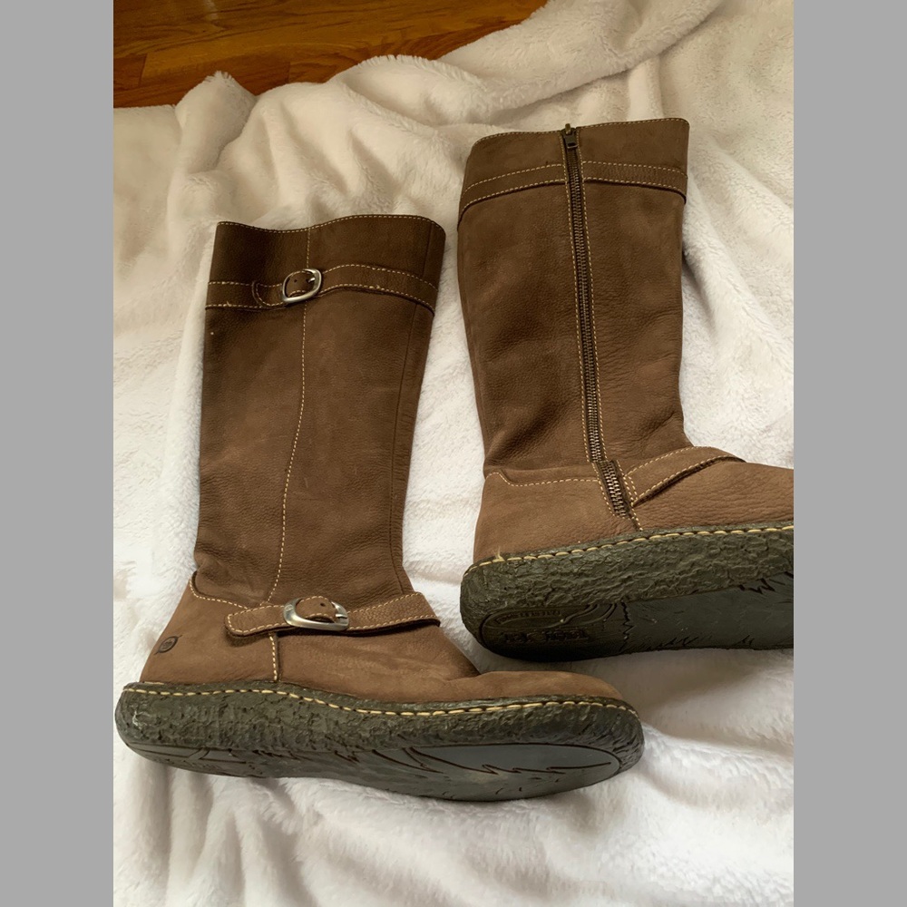 Born tall leather boots